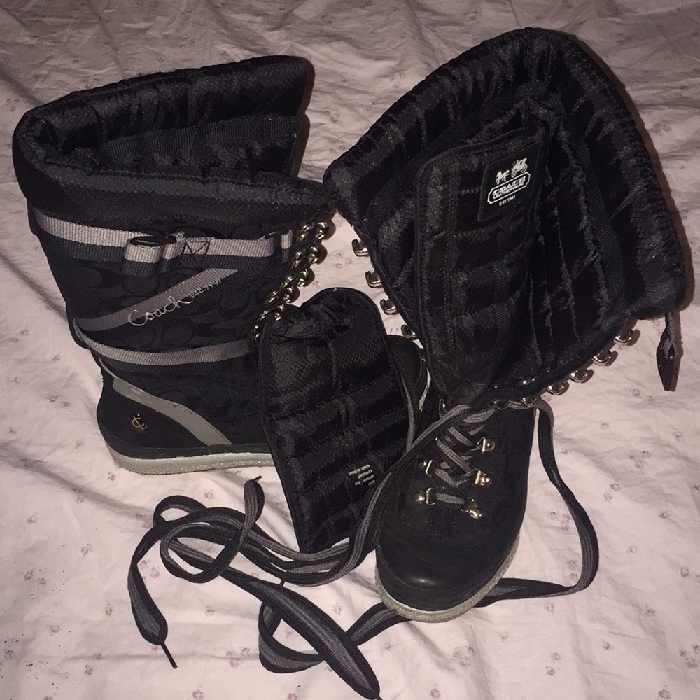 coach winter snow boots